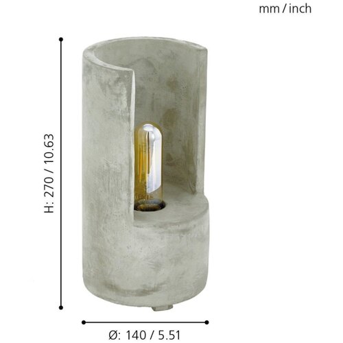 Eglo 49111 - Stona lampa LYNTON 1xE27/60W/230V Slike