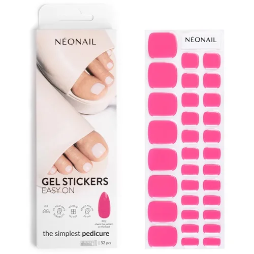 NeoNail Easy On Gel Stickers nalepke za nohte za noge odtenek P02 32 kos