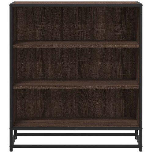  Komoda boja hrasta 68x35x76 cm konstruirano drvo i metal Slike