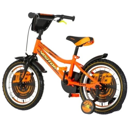 Visitor MOT161 moto cross 16&amp;quot; dec. bic. oranž kontra 2020 EUR1 @ - dečiji bicikli Slike