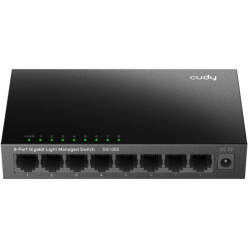  GS108E 8-Port Gigabit Light Managed Switch Cene