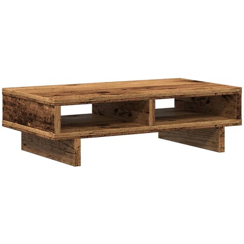 vidaXL Stojalo za monitor starinski les 50x27x15 cm inženirski les, (21415774) Cene
