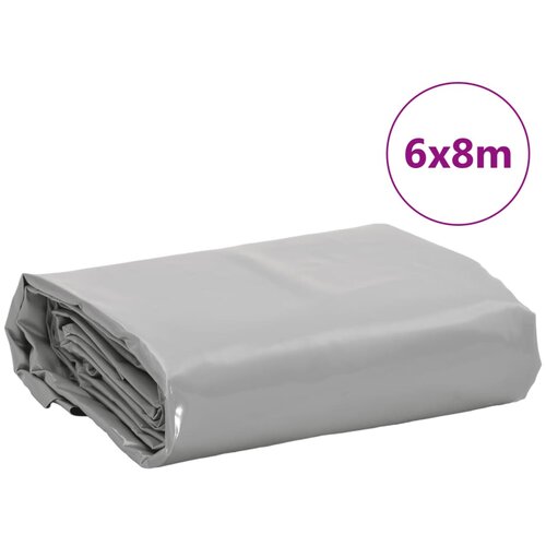  siva 6 x 8 m 650 g/m&amp;sup2; Slike