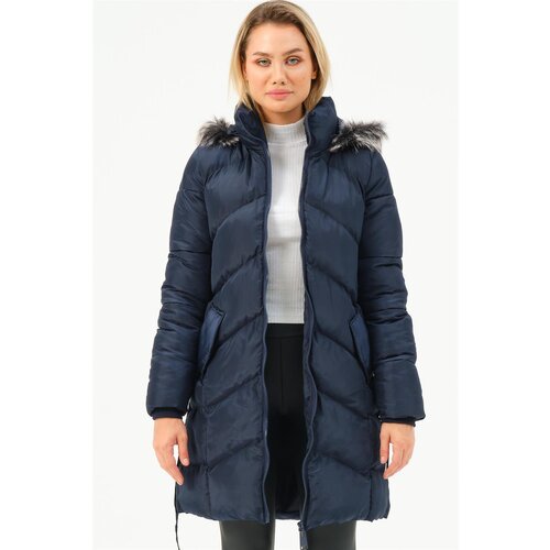 Dewberry Z6768 WOMEN&amp;#039;S COAT-LACQUER Slike