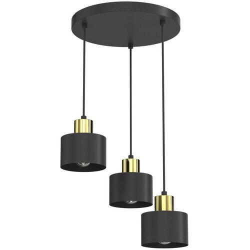  luster na lanku parkla 3xE27/15W/230V crna Cene