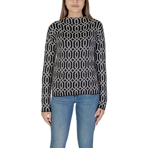 Street One graphical jacquard sweater 302834 Crna Cijene