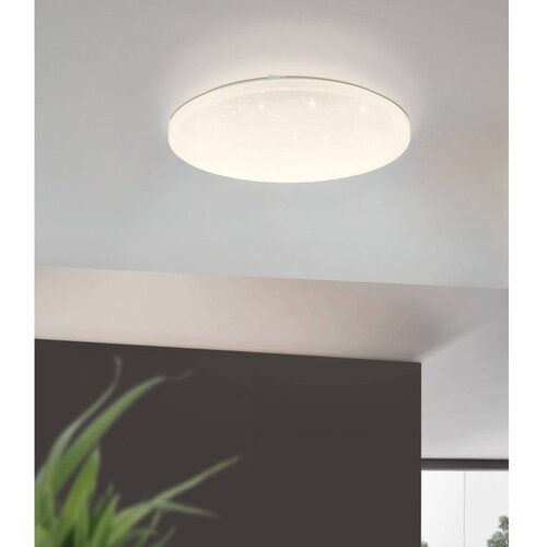 Eglo Frania-s plafonjera/1, led, 33,5w, prečnik 430, bela/kristal ekt Slike