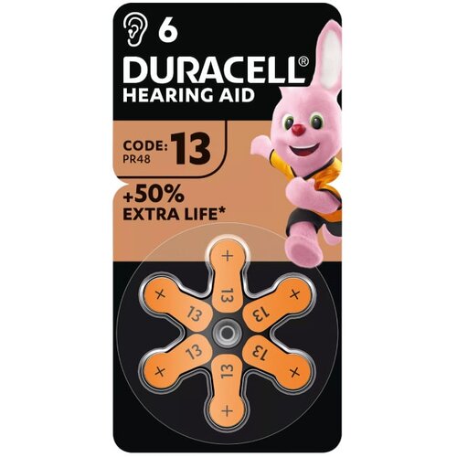 Duracell baterije za slu&scaron;ni aparat Aid 13 DUR-HA13/BP6 Cene