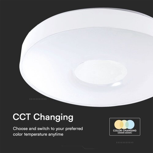  LED prigu&amp;scaron;iva stropna svetiljka LED/40W/230V 3000-6500K 39 cm bela + daljinski upravljač Slike