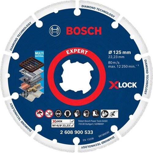 Bosch EXPERT Diamond Metal Wheel X-LOCK rezna ploča od 125 x 22,23 mm 2608900533 Cene