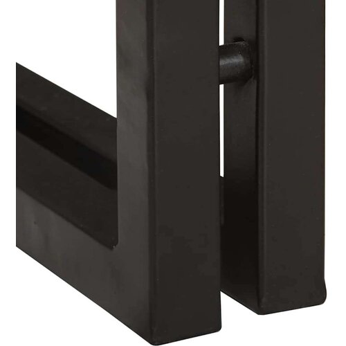 VidaXL Pomoćni stolić 30 x 30 x 40 cm Čvrsto reciklirano drvo i Metal Slike