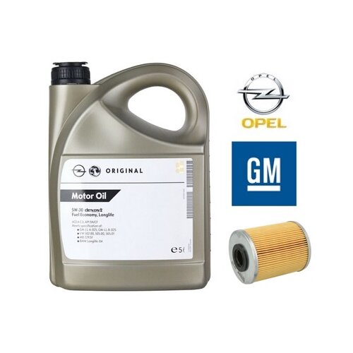 OPEL original MOTORNO OLJE OPEL DEXOS2+FILTER 93183412 Slike