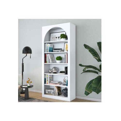 Hanah home Bookshelf HC116 - 3142, 80x180x31,5 cm, Bijela Slike