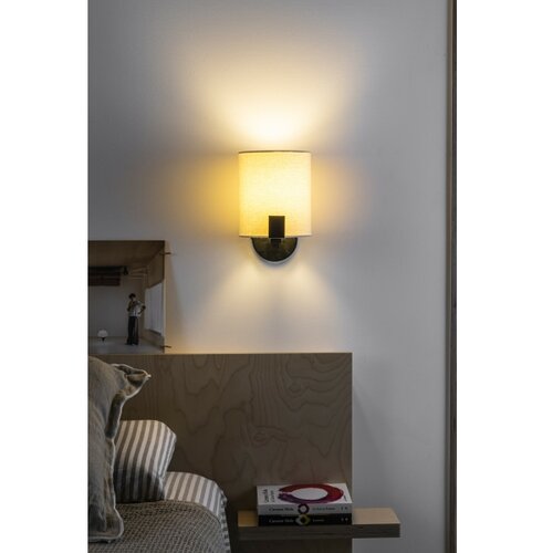 Faro 20053 - led zidna lampa nila 1xE27/15W/230V + LED/3W krem/crna Slike