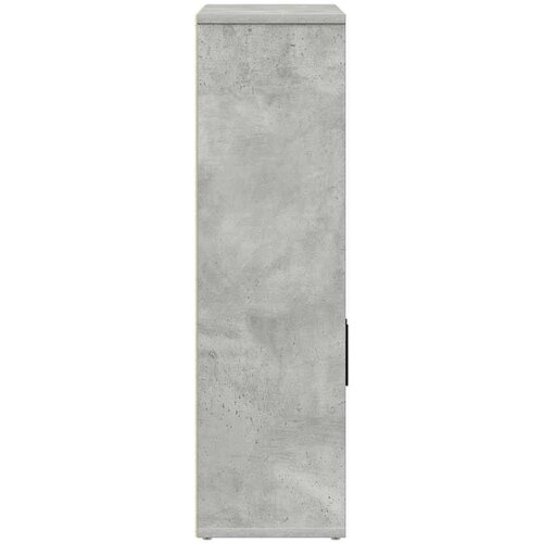 VidaXL Regal za knjige boja betona 60x24x85 cm konstruirano drvo Slike