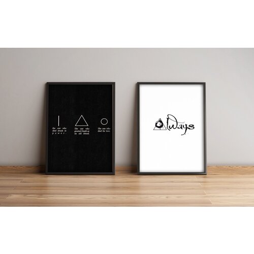 Wallity 2Pysct-011 multicolor decorative framed mdf painting (2 pieces) Slike