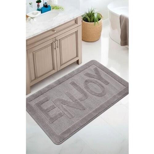 Enjoy grey grey bathmat Cene