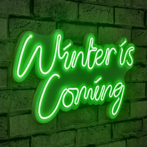 WALLXPERT Winter is Coming - Green okrasna razsvetljava, (20813684)
