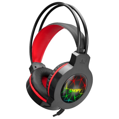  Slu&scaron;alice sa mikrofonom gaming Snopy SN-GX7 CRAZY Black USB Led Microphone Headset, 3138 Cijene