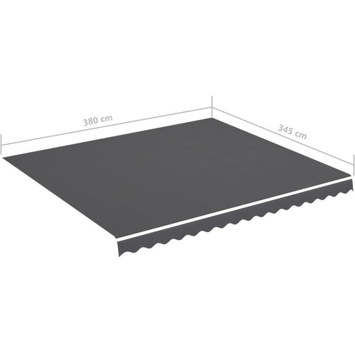  Zamjenska tkanina za tendu antracit 4 x 3,5 m Slike