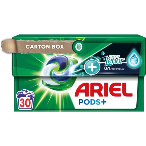 Ariel kapsule za pranje veša +touch of lenor unstoppables 30 kom, 30 pranja Slike