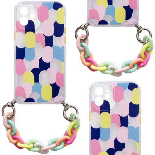 HURTEL COLORCHAIN CASE OVITEK Z VERIŽICO ZA SAMSUNG GALAXY S21 ULTRA, (21896683) Cene