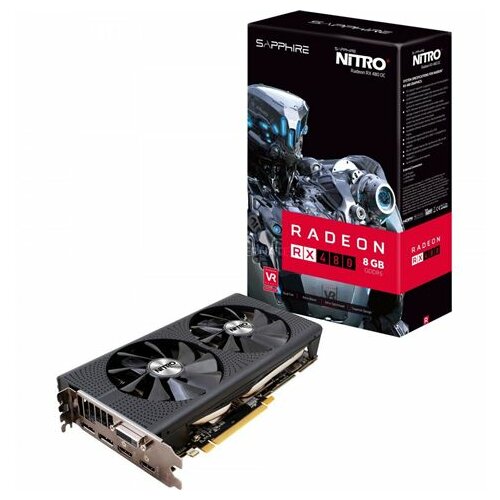 Sapphire AMD Radeon RX480 NITRO+ 8GB GDDR5, HDMI/DVI/DP/256bit/ 11260-10-20G grafička kartica Slike