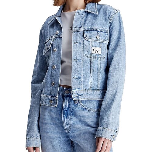Calvin Klein ženska jakna cropped 90S denimjacket J20J2227861AA Slike