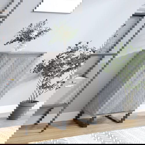 vidaXL Komoda siva sonoma 40x35x70 cm inženirski les Cene