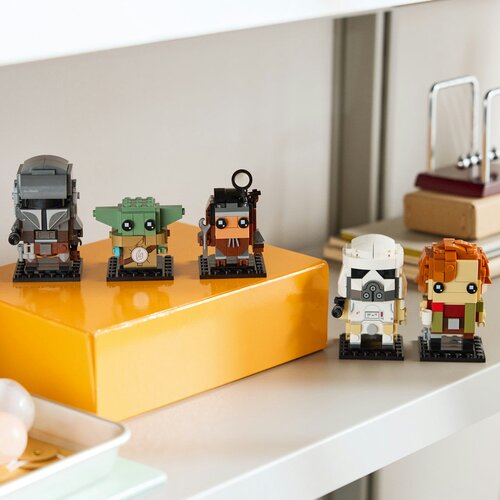 Lego BrickHeadz - Mandalorijanac i Grogu: saveznici i zlikovci (40856) Slike