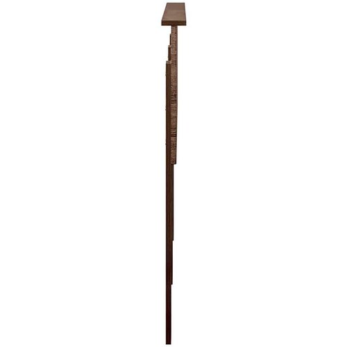  Uzglavlje s uzglavljem Smeđi hrast 150 cm Konstruirano drvo Slike