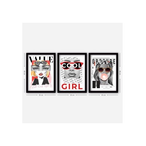 WALLXPERT slika iz 3 dela cool girl Cene