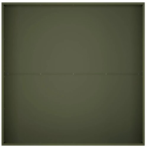  Vrtna saksija Maslinastozelena 100 x 100 x 20 cm Čelična vrata - Maslinastozelena 100 x 100 x 20 cm 1 Slike