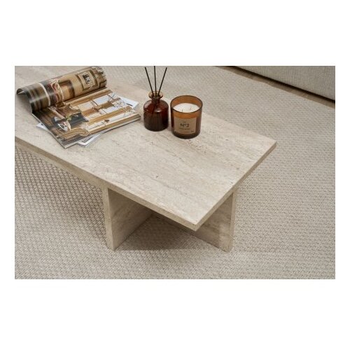 Hanah home Klub sto Harbor, 120x30x45 cm, Krem Slike