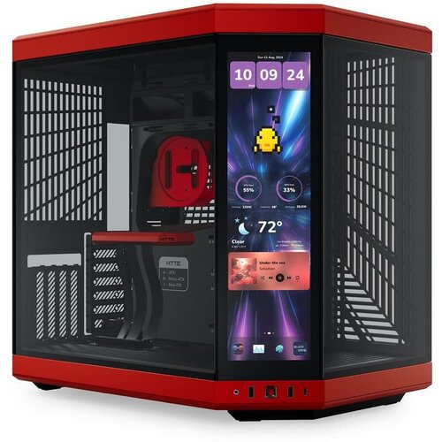 Hyte Y70 Touch Infinite Black Cherry | PC case Slike