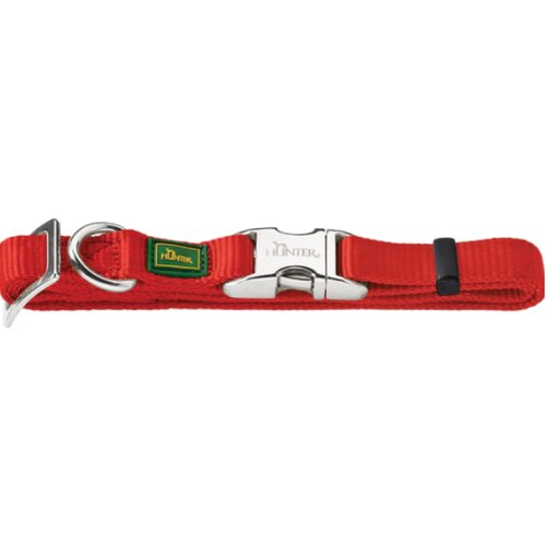 Hunter ogrlica za pse Vario Basic Alu-Strong M, najlon crvena Cene