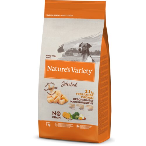 Nature's Variety No Grain Dog Mini Adult - piščanec 7 kg Cene