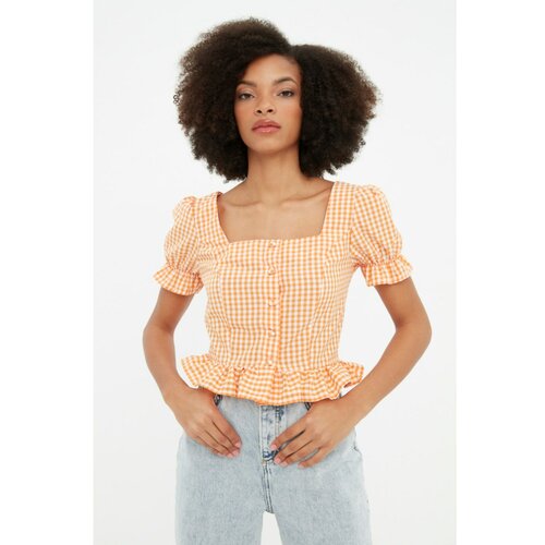 Trendyol Coral Buttoned Blouse Slike