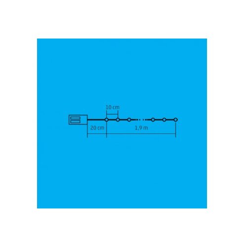 Home Lampice za božićno drvce sa 20 LED dioda u više boja Cene