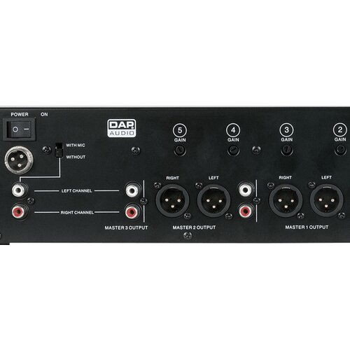 DAP IMIX-7.1 me&amp;scaron;alna miza 3 zone - - Audio-Kondric Slike
