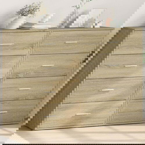 VidaXL Komoda 2 kosa sonoma hrast 60x31x84 cm inženirski les Slike