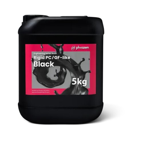 Phrozen Rigid PC/GF-like Resin Black - 5.000 g Slike