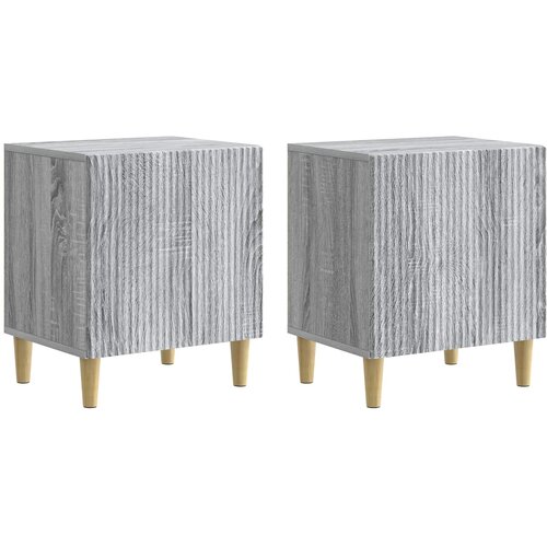 vidaXL Noćni ormar 2 pcs Siva sonoma 43 x 34 5 x 50 cm - Siva sonoma 2 Cene
