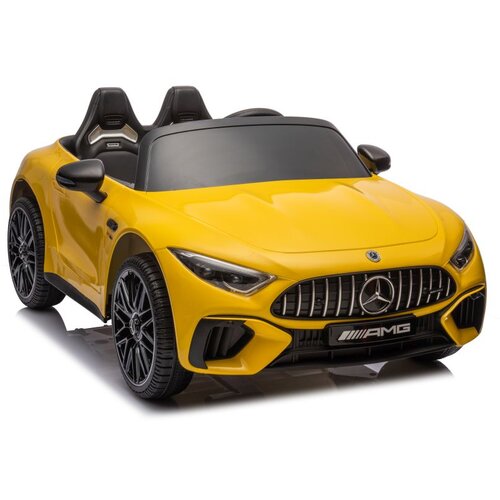  Licencirani auto na akumulator Mercedes AMG SL63 - žuti/lakirani Slike