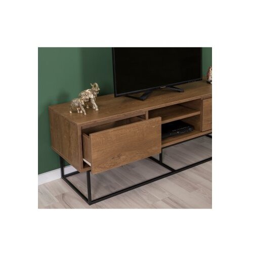 Hanah home Set TV komoda i klub stolić, orah Slike