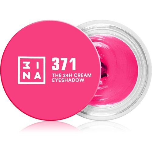3INA The 24H Cream Eyeshadow kremasto sjenilo za oči nijansa 371 - Electric Pink 3 ml Slike