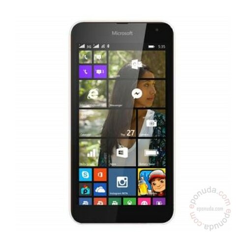 Microsoft Lumia 535 Dual SIM Bela mobilni telefon Slike