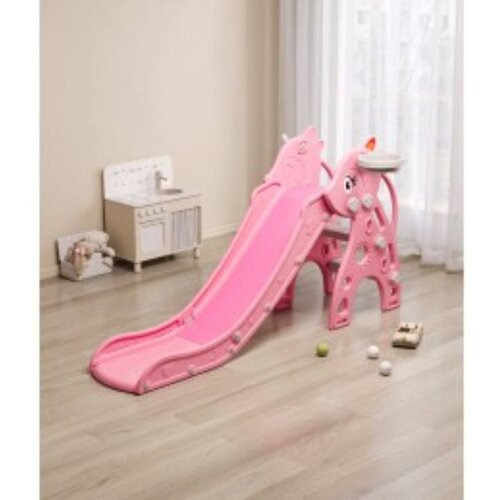  MamaKids tobogan s ljestvama za djecu, ružičasti jelen 150 cm Slike