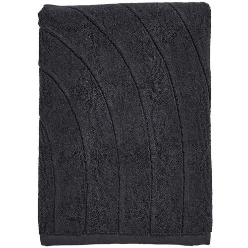 Zone Crni pamučan ručnik od frotira 70x140 cm Time – Cijene