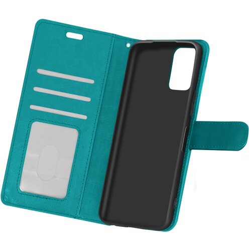 Avizar Xiaomi Redmi Note 10s in Note 10 Folio Case Držalo za kartice in stojalo za video Serija Vintage - turkizna, (20629724) Cene